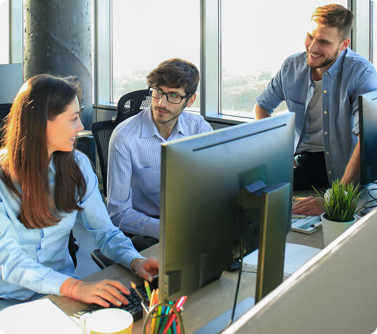 Office team collaboration